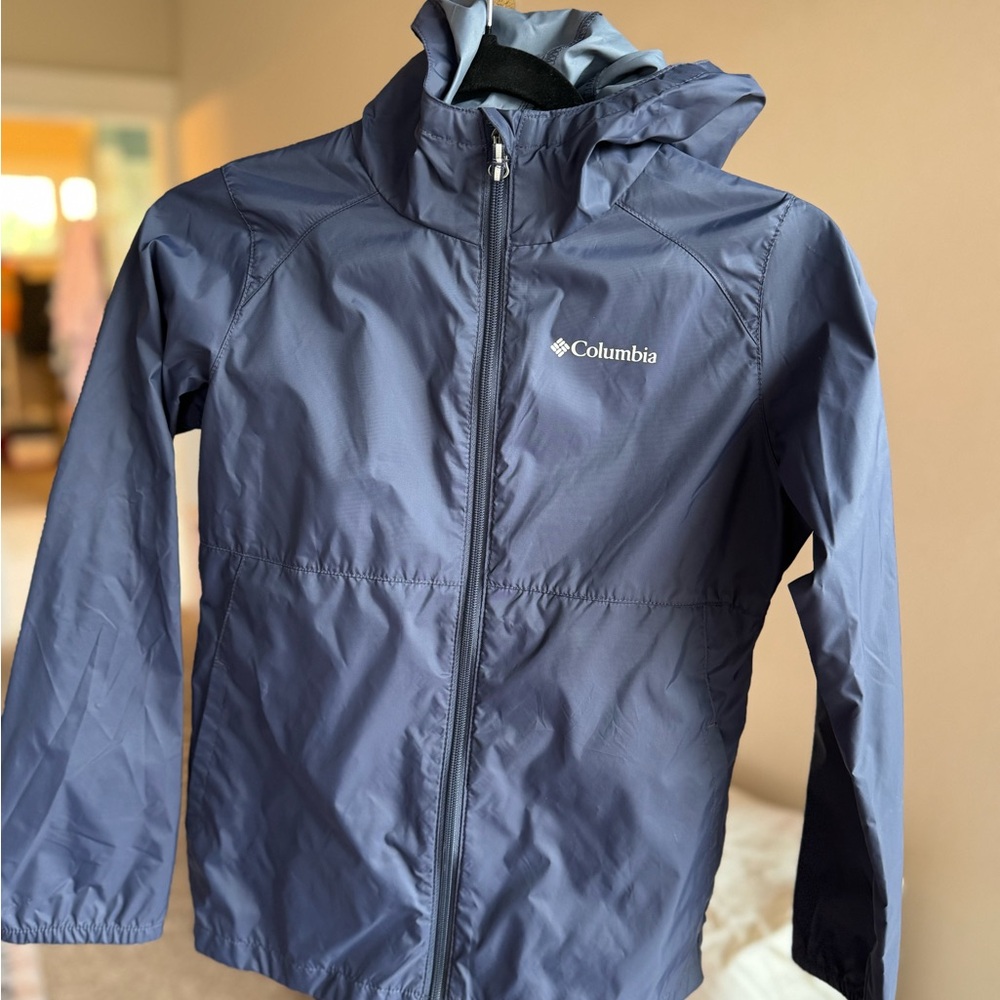 Columbia Navy Windbreaker Jacket
